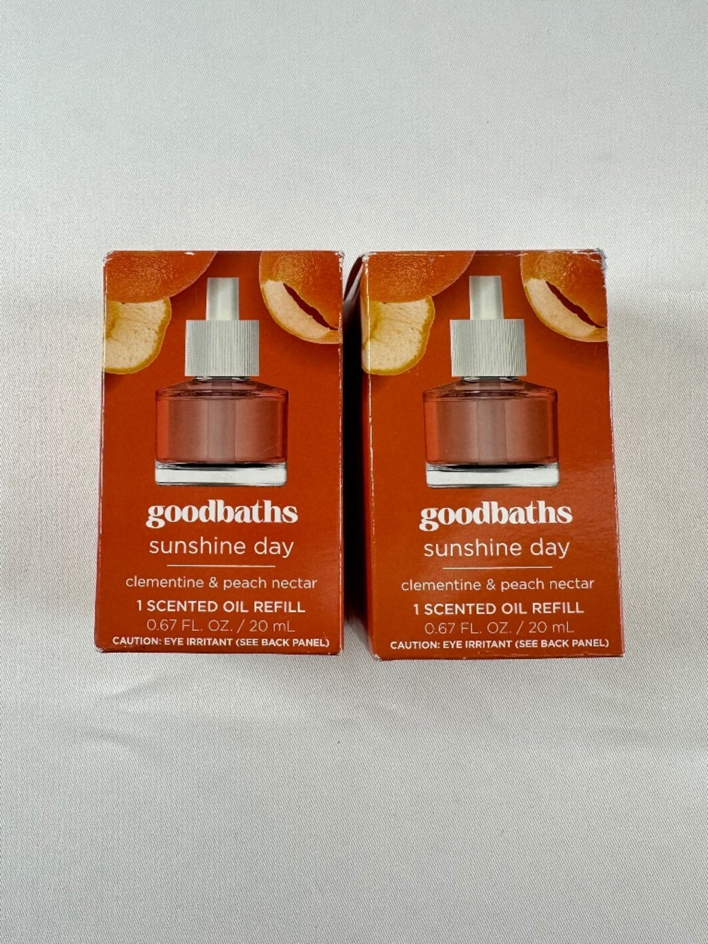 Goodbaths Clementine and Peach Nector, Sunshine Day, Scented Oil Refill